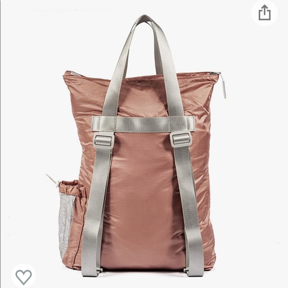 One Savvy Girl Foldable Backpack Rose Gold - Picture 4 of 6